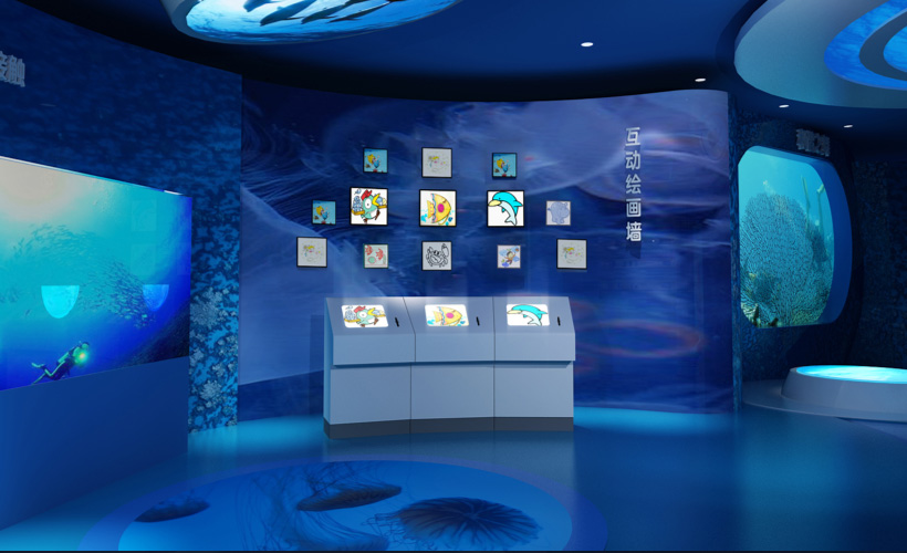 The interactive wall painting